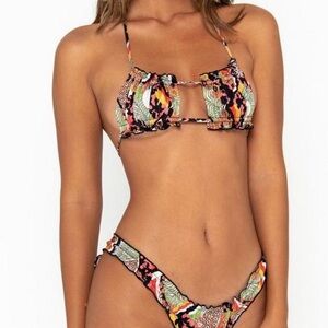 Multicolor Patterned Bikini Set | Size XS